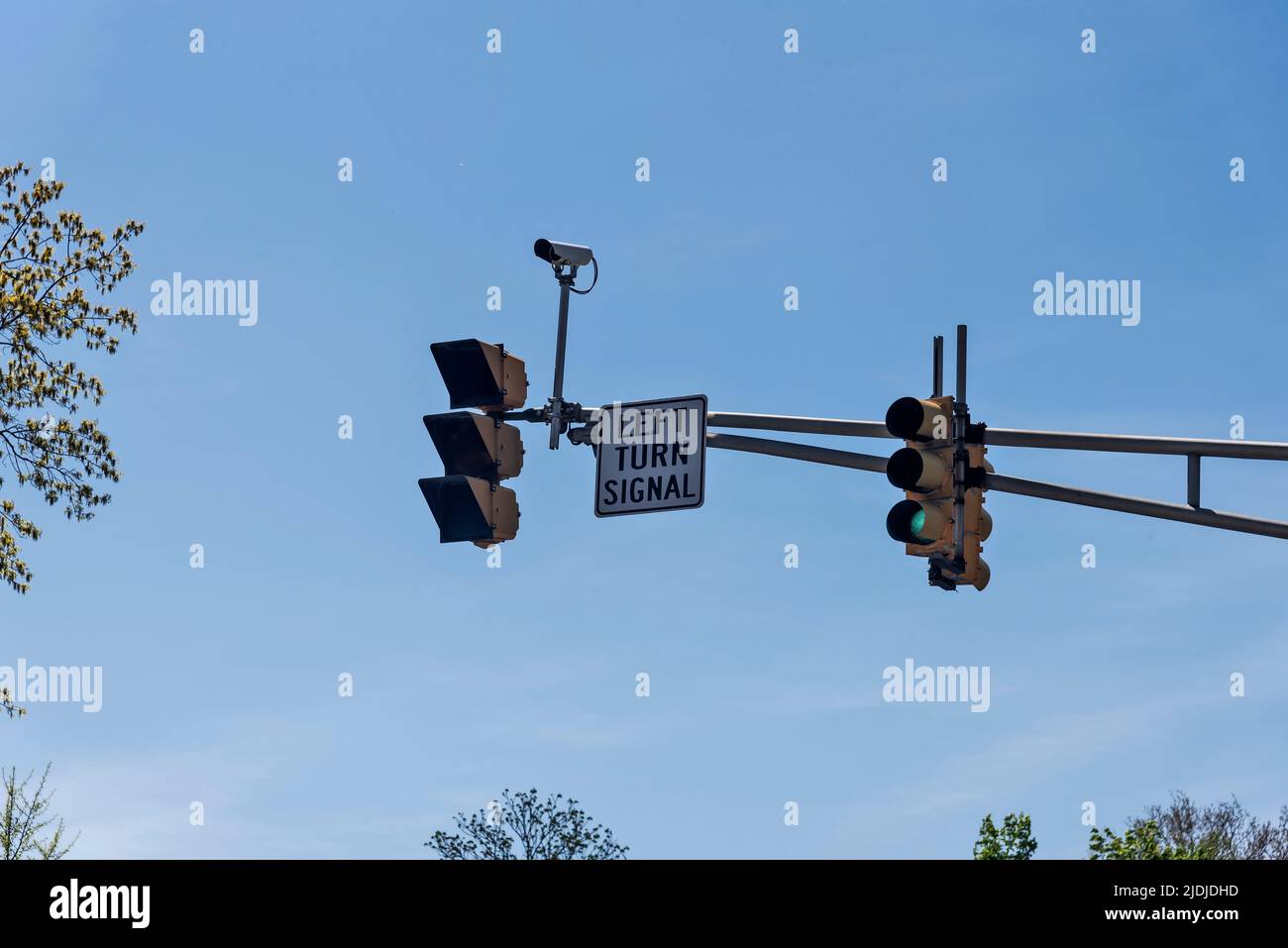 Traffic light , security camera, New Jersey, USA Stock Photo Alamy