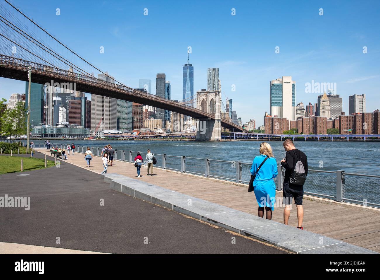 Brooklyn bridge park pier hi-res stock photography and images - Alamy