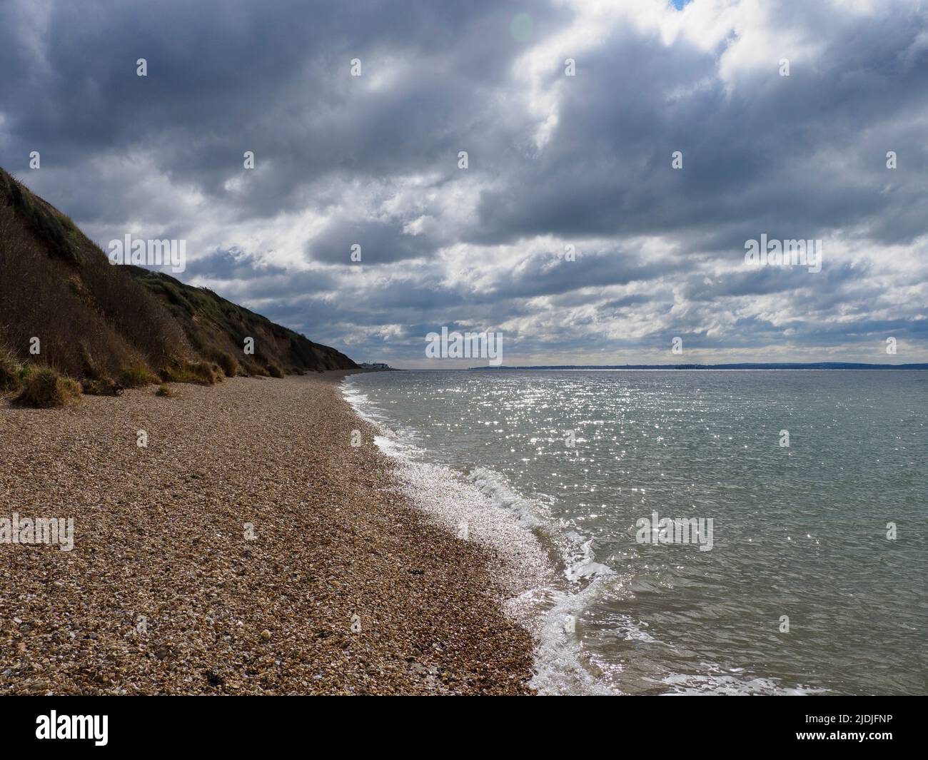 Meon Shore, Fareham, Hampshire, UK Stock Photo