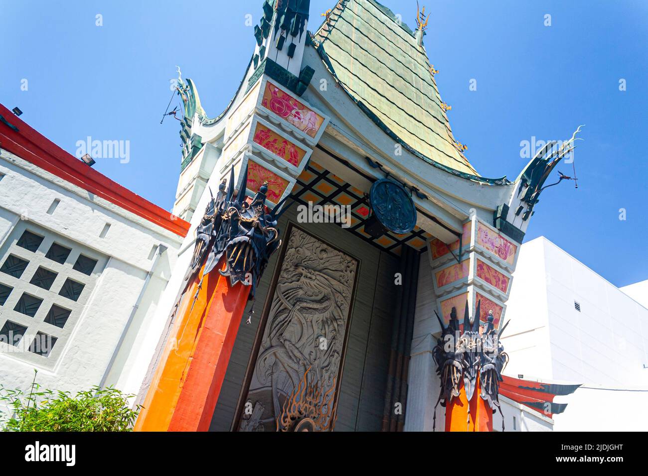 Grauman's Chinese Theatre on the Hollywood Walk of Fame Stock Photo