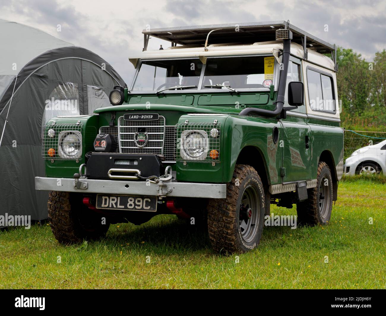 Classic series Land Rover, UK Stock Photo