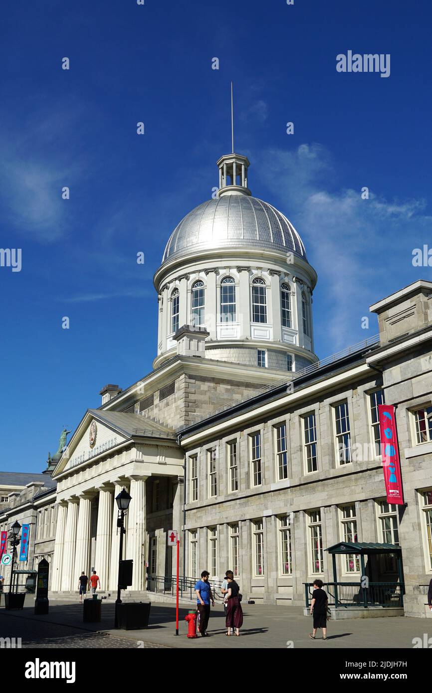 Bonsecours Market, Marché Bonsecours, Montreal, Quebec province, Canada, North America Stock Photo