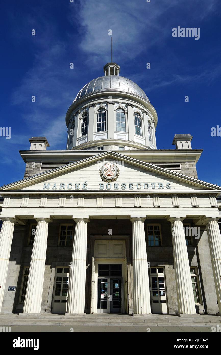 Bonsecours Market, Marché Bonsecours, Montreal, Quebec province, Canada, North America Stock Photo