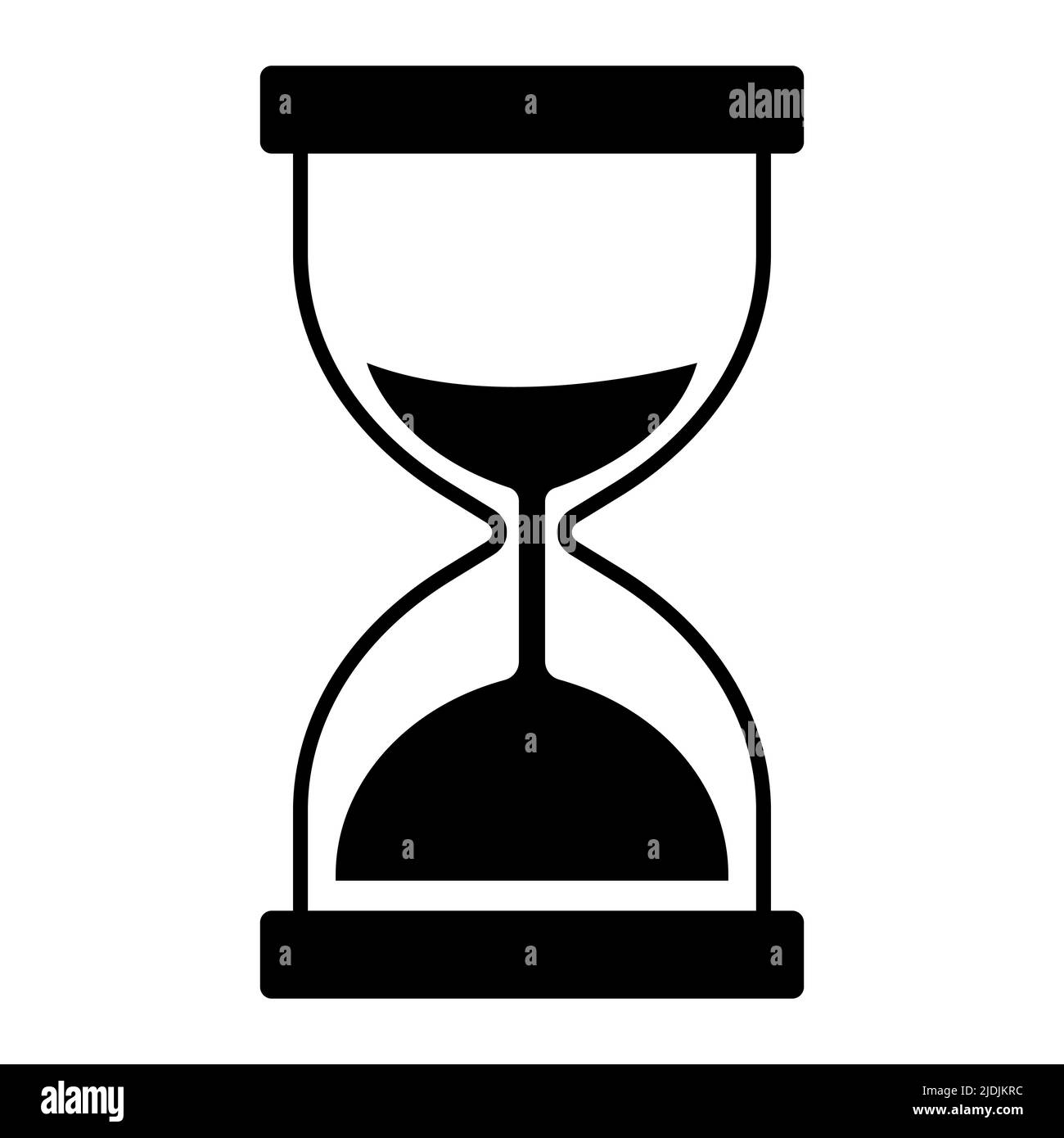 Hourglass icon. Design for web and mobile app. Vector illustration ...