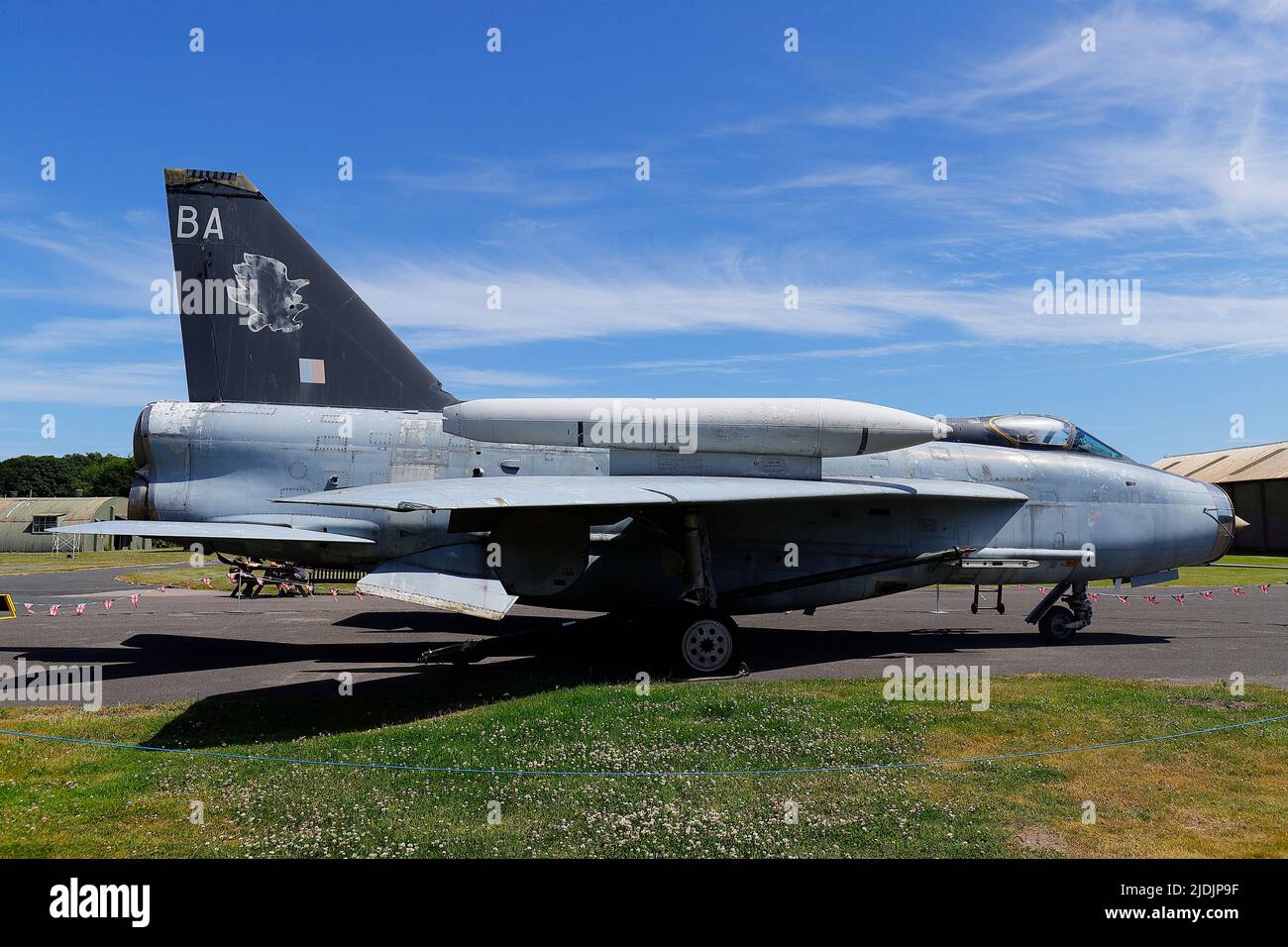 An Electric Lightning XS903 exhibit at Yorkshire Air Museum Stock Photo Alamy