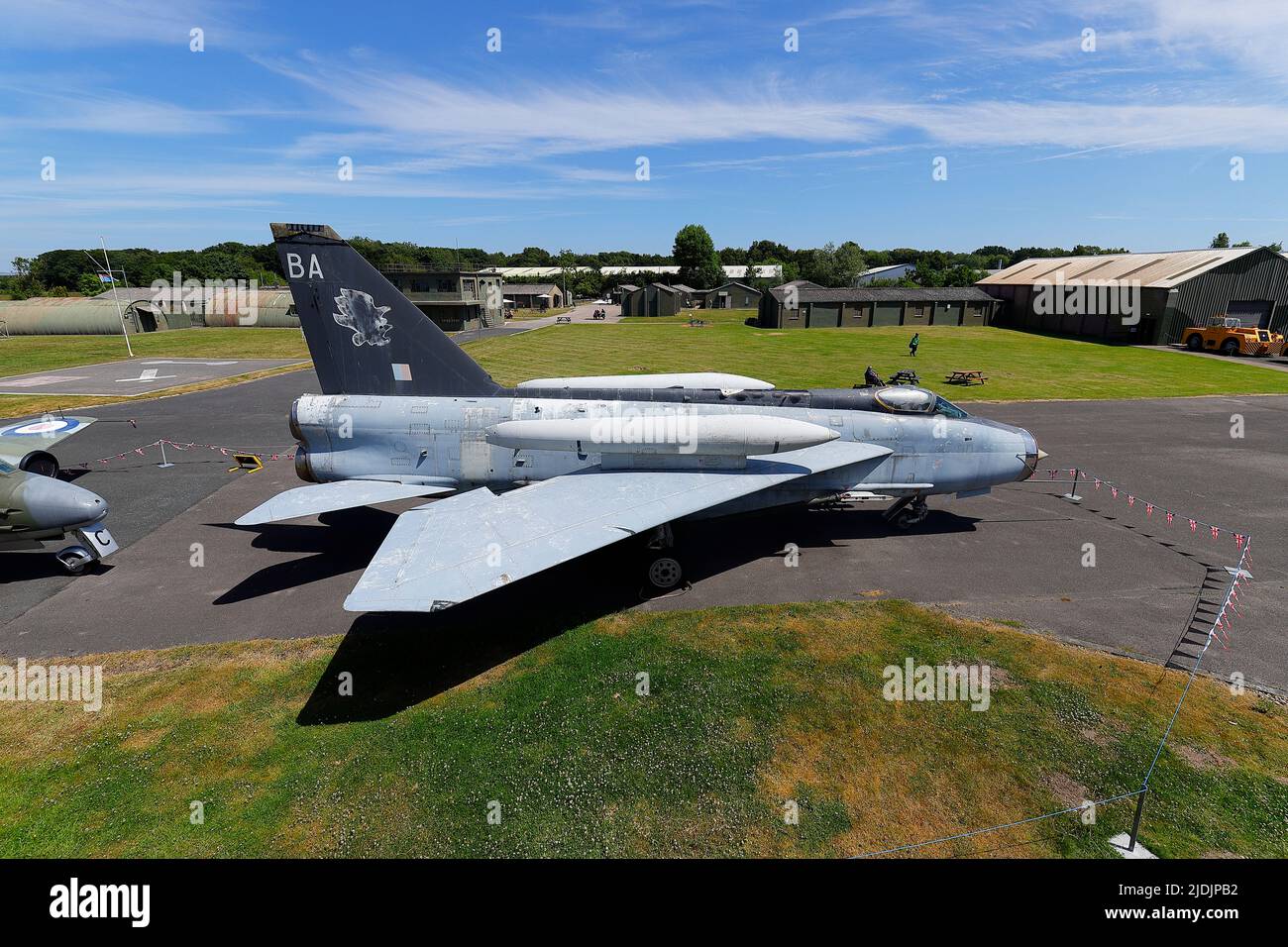 An Electric Lightning XS903 exhibit at Yorkshire Air Museum Stock Photo Alamy