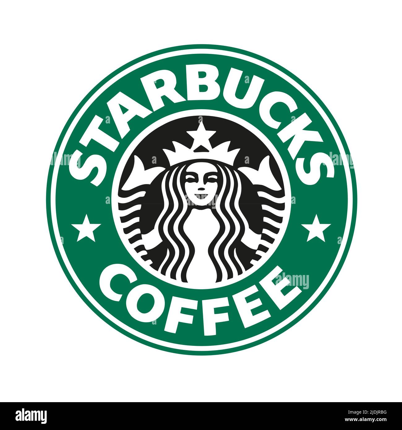 Starbucks logo vector isolated on white Stock Vector