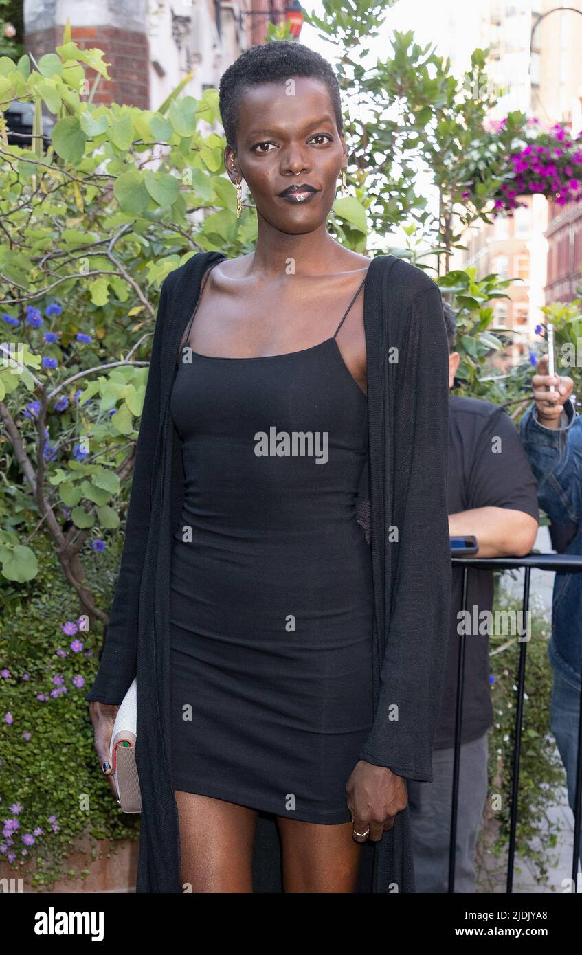Sheila Atim arriving for the VIP dinner to celebrate the launch of ...