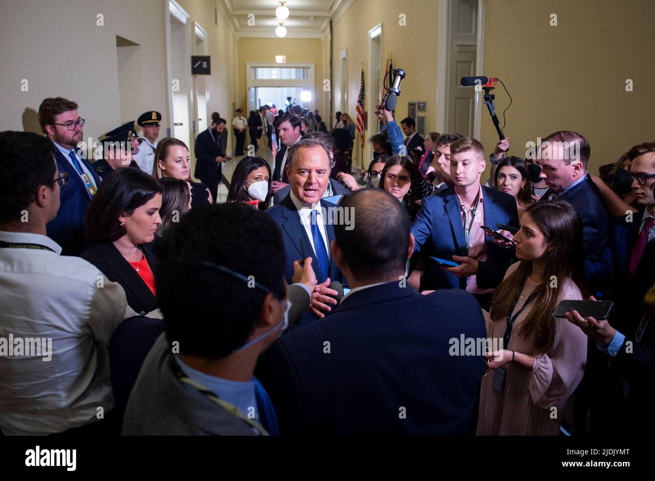 United States Representative Adam Schiff (Democrat of California) talks