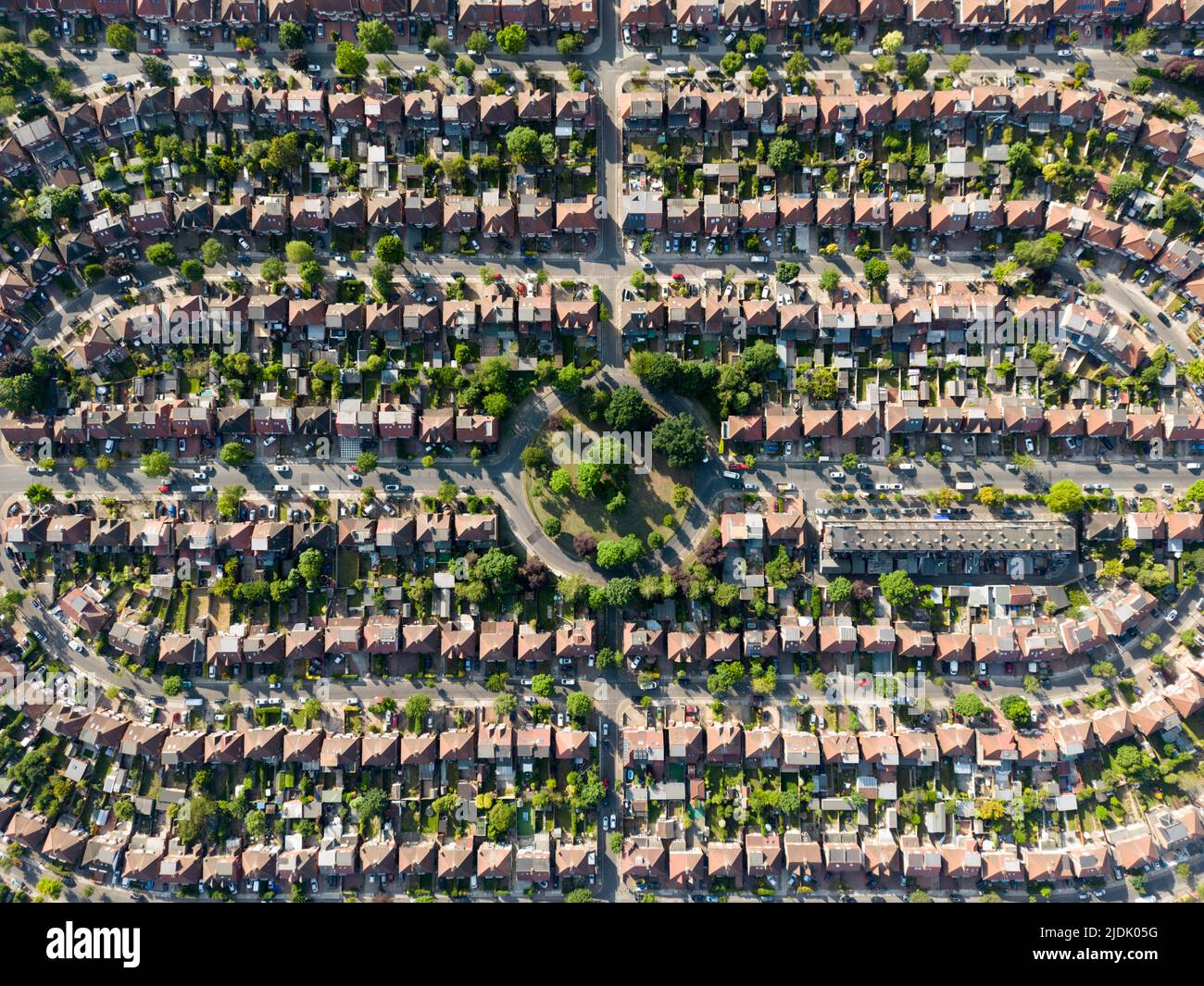 The Golders Green Estate is a private housing development in the London Borough of Barnet, Cricklewood, Brent Cross Town Stock Photo