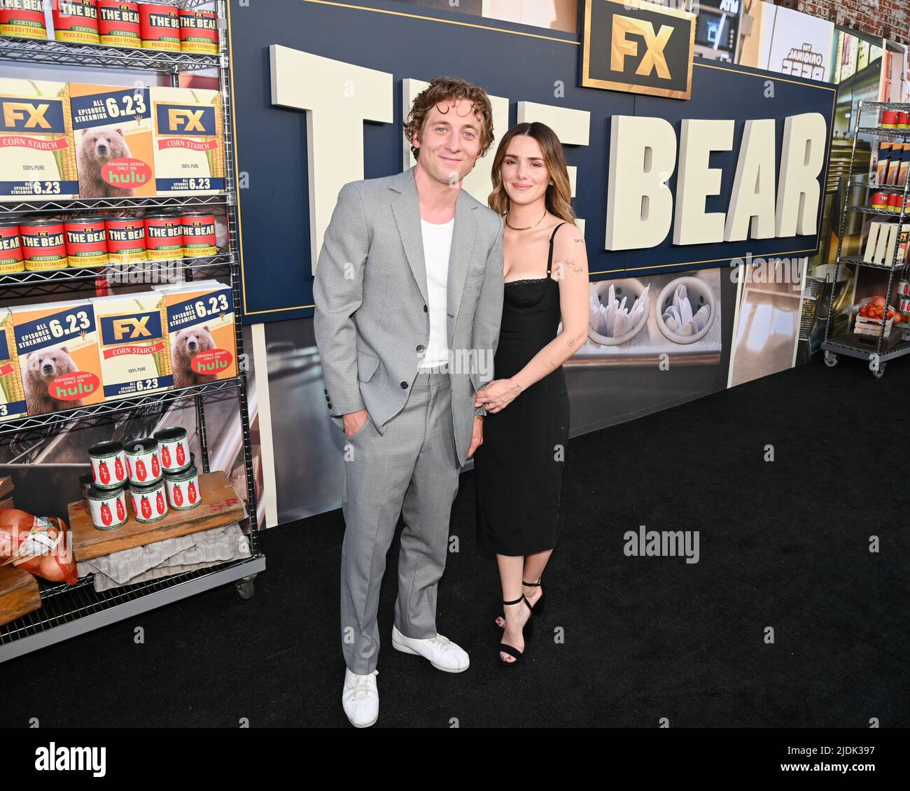 June 20, 2022, Hollywood, California, USA: JEREMY ALLEN WHITE and ADDISON TIMLIN attend FX's ''The Bear'' Los Angeles Premiere. (Credit Image: © Billy Bennight/ZUMA Press Wire) Stock Photo