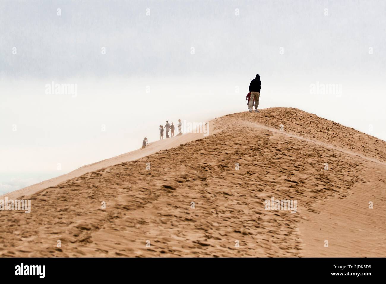 Sand Dunes at Silver Lake State Park, Michigan Stock Photo Alamy