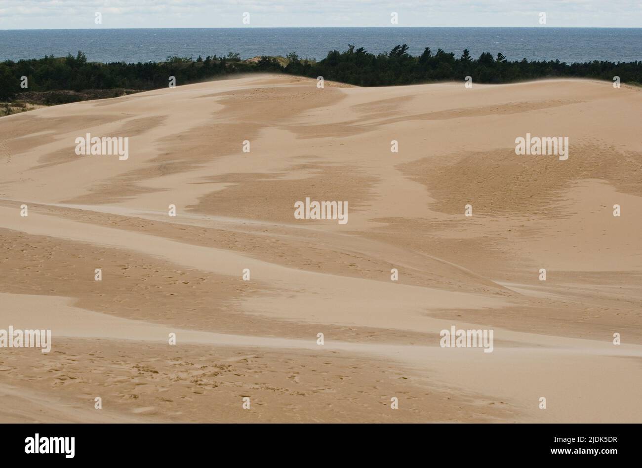 Sand Dunes at Silver Lake State Park, Michigan Stock Photo Alamy