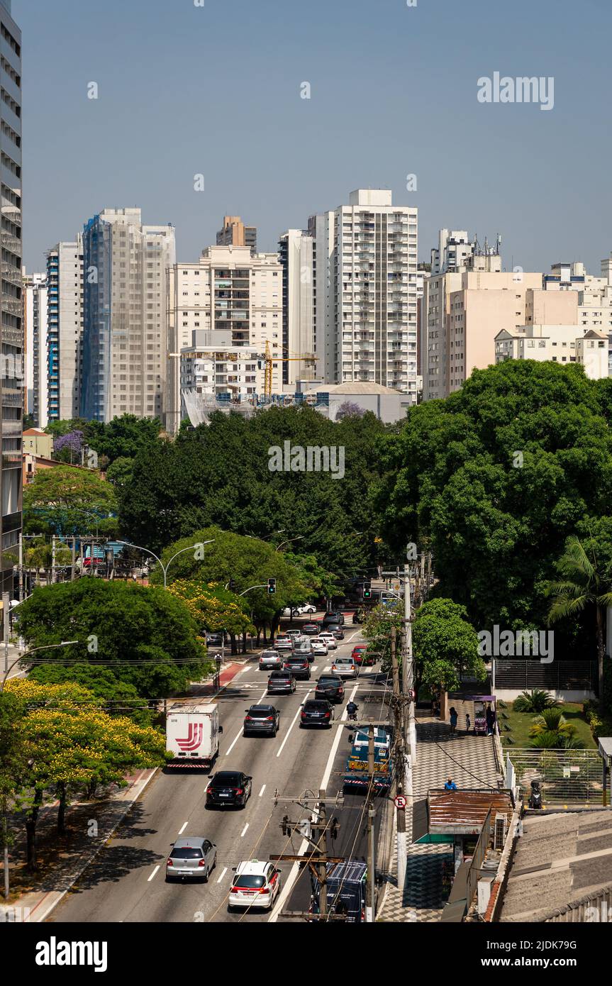 Sao Paulo, Brazil. Cidade Monções district Stock Photo - Alamy