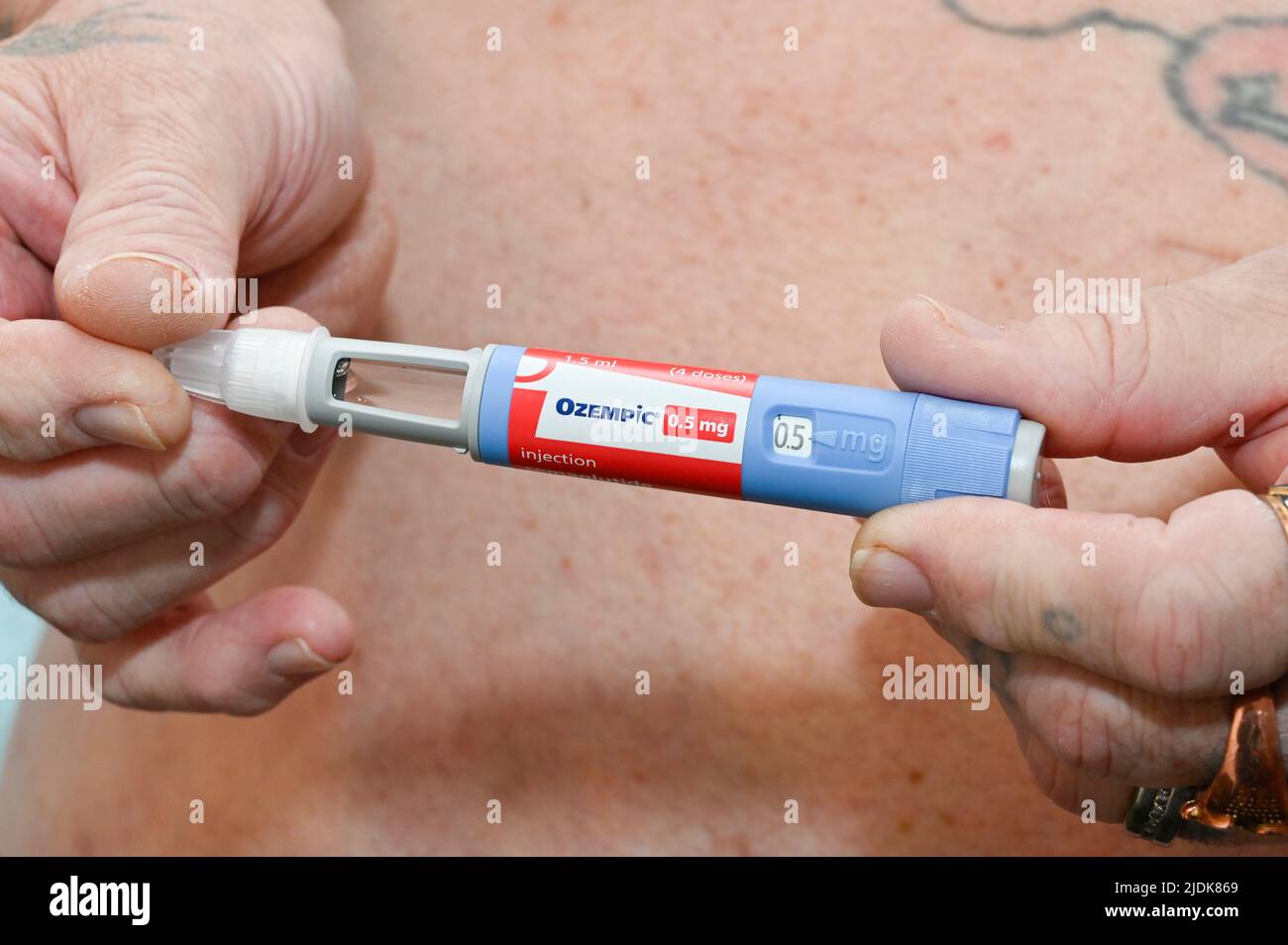 Semaglutide Medication Injection Stock Photo - Alamy