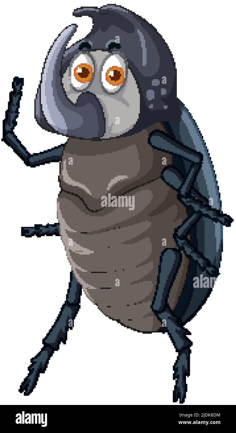 A beetle cartoon character illustration Stock Vector Image & Art - Alamy