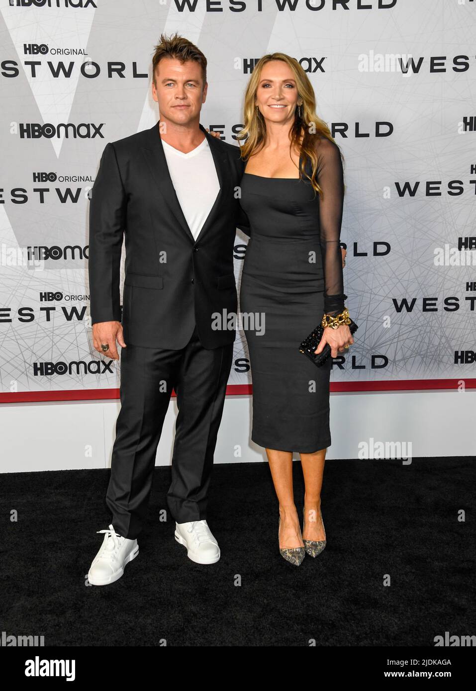 Luke Hemsworth, Samantha Hemsworth attends HBO’s Westworld Season 4