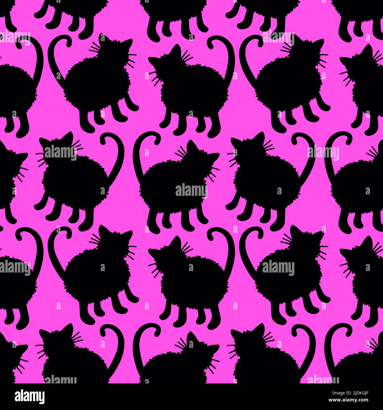 Kids seamless cats pattern for fabrics and textiles and packaging and ...
