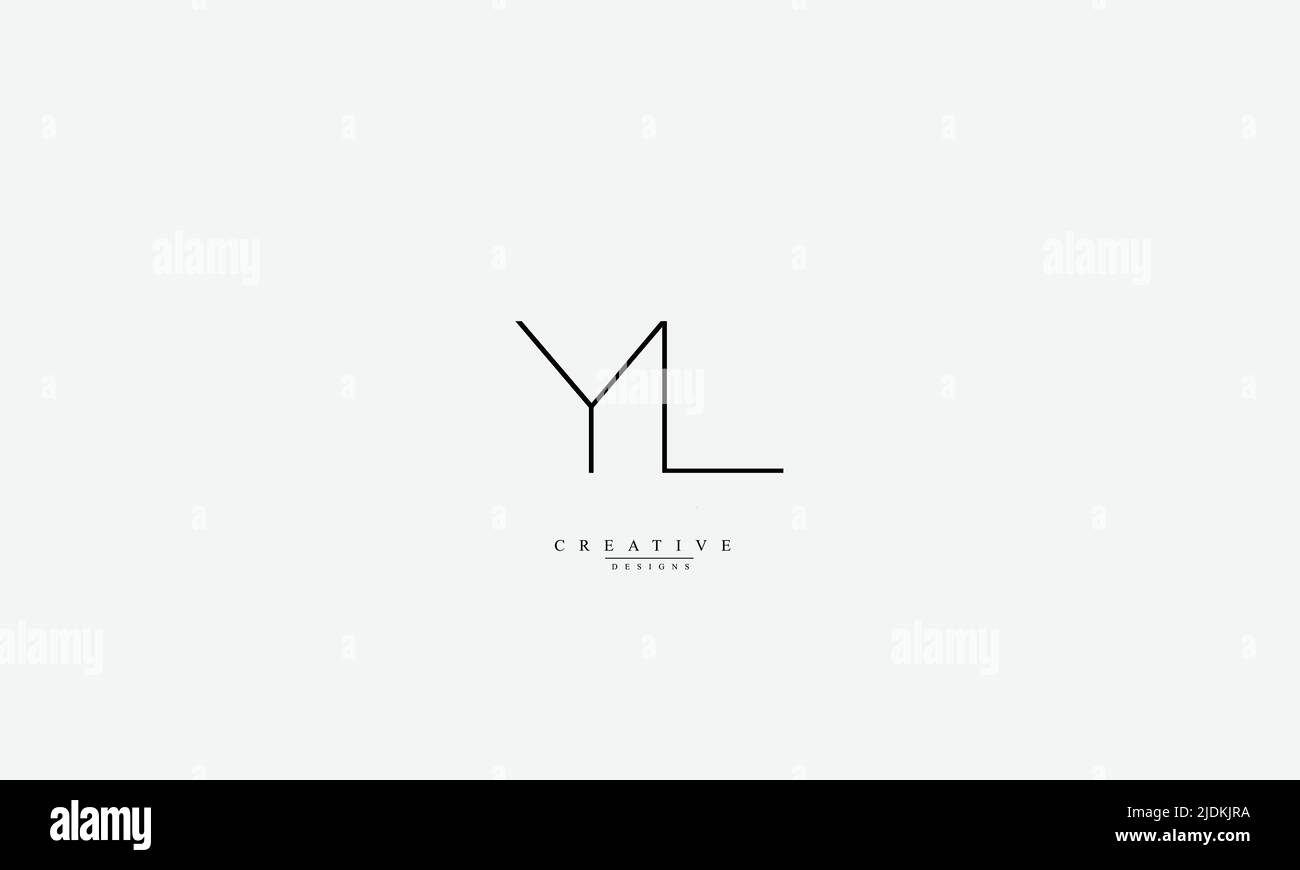 Yl Ly Alphabets Letters Logo Monogram Stock Illustration - Download Image  Now - Abstract, Alphabet, Art - iStock