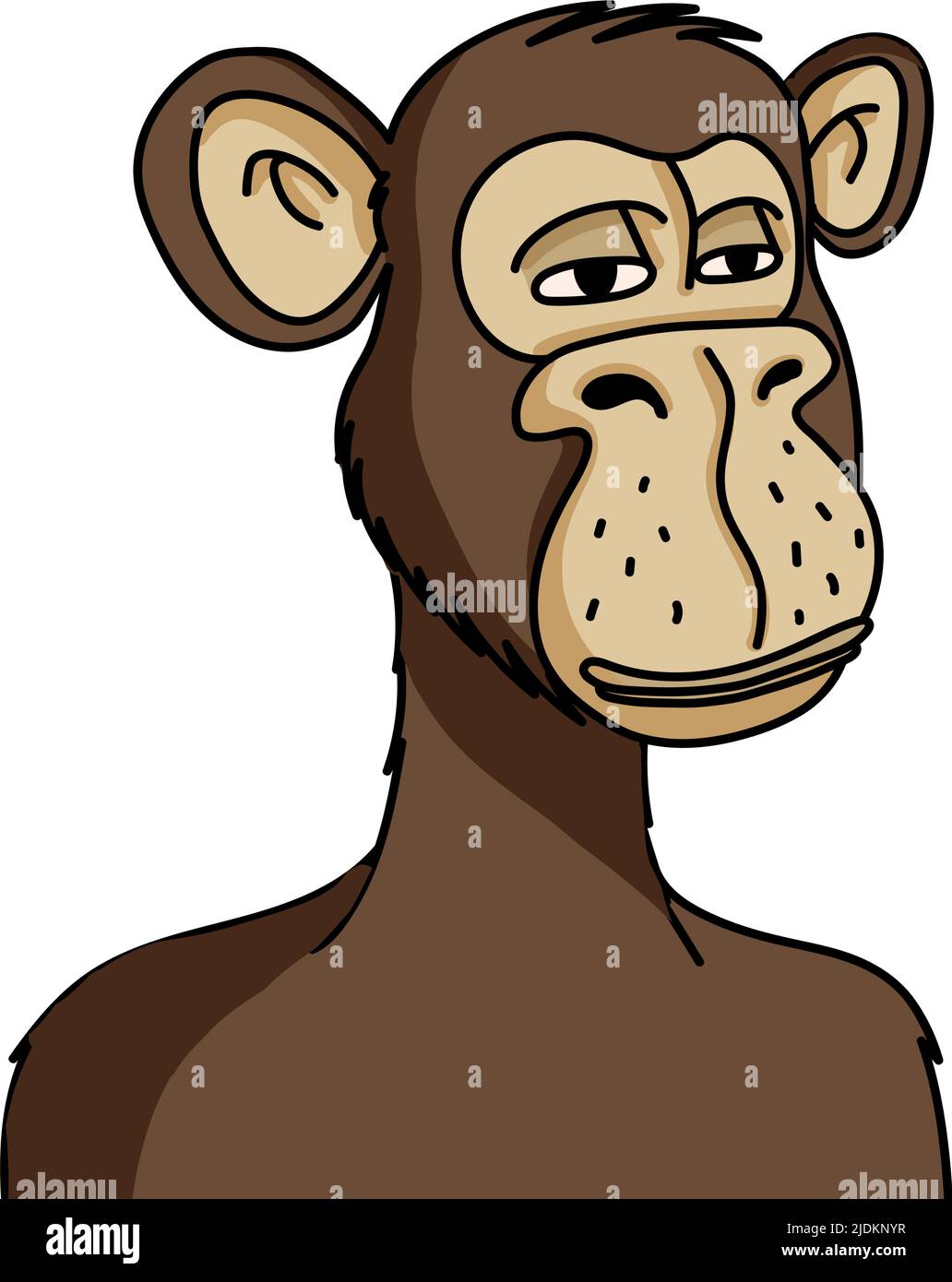 Bored ape nft Stock Vector Images - Alamy