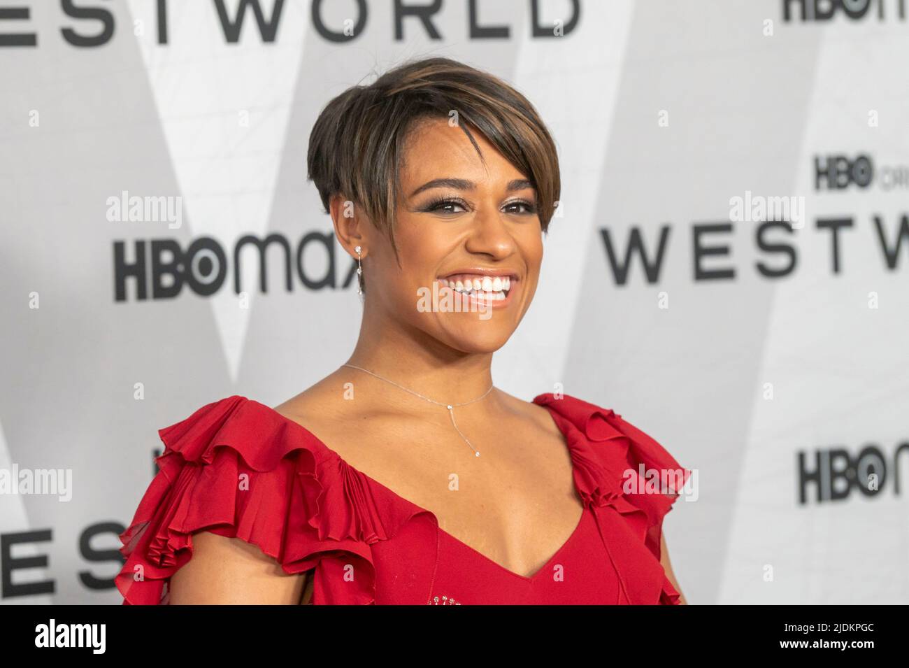 NEW YORK, NEW YORK JUNE 21 Ariana DeBose attends HBO's "Westworld