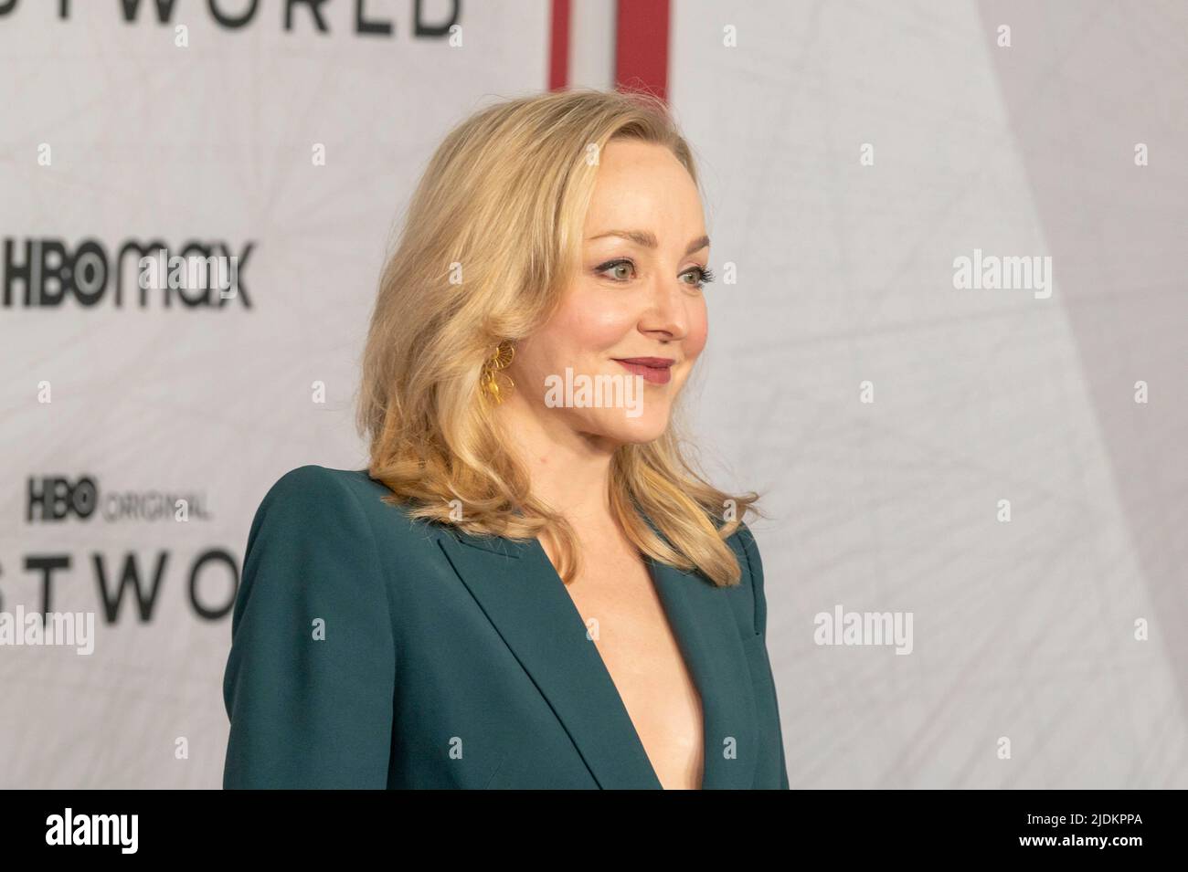 NEW YORK, NEW YORK - JUNE 21: Geneva Carr attends HBO's 'Westworld' Season 4 premiere at Alice Tully Hall, Lincoln Center on June 21, 2022 in New York City. Stock Photo