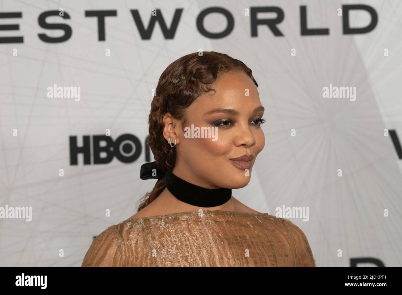 NEW YORK, NEW YORK JUNE 21 Tessa Thompson attends HBO's "Westworld" Season 4 premiere at