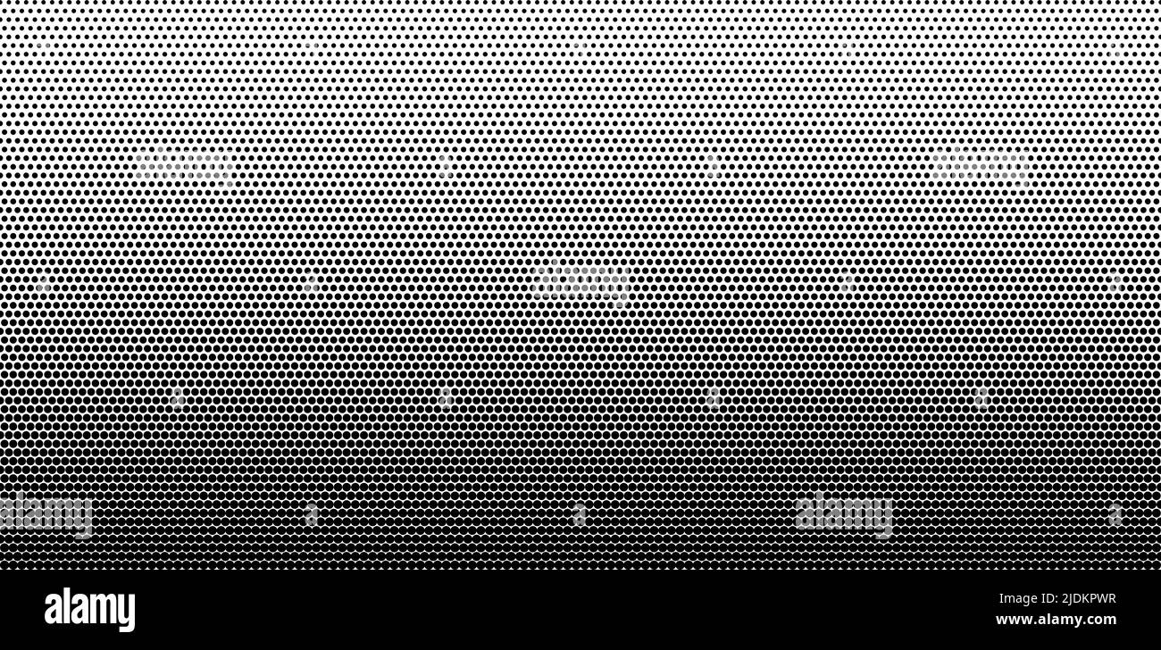Halftone dotted gradient abstract background. Vector black and white ...