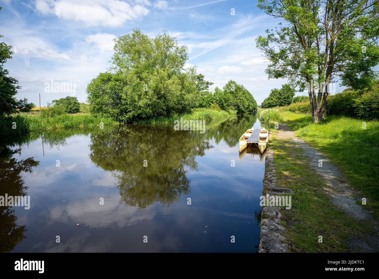 Montgomery Canal in Shropshire, England Stock Photo
