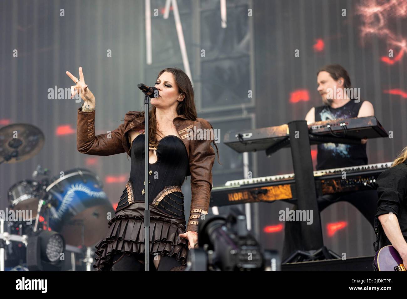 Landgraaf, Netherlands 17 june 2022 Nightwish live at Pinkpop Festival 2022 © Roberto Finizio/ Alamy Stock Photo