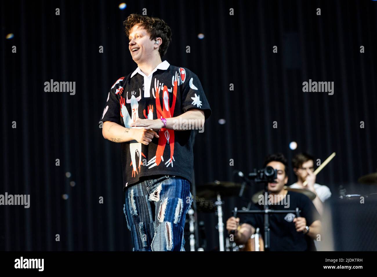 Landgraaf, Netherlands 17 june 2022 Nothing But Thieves live at Pinkpop Festival 2022 © Roberto Finizio/ Alamy Stock Photo