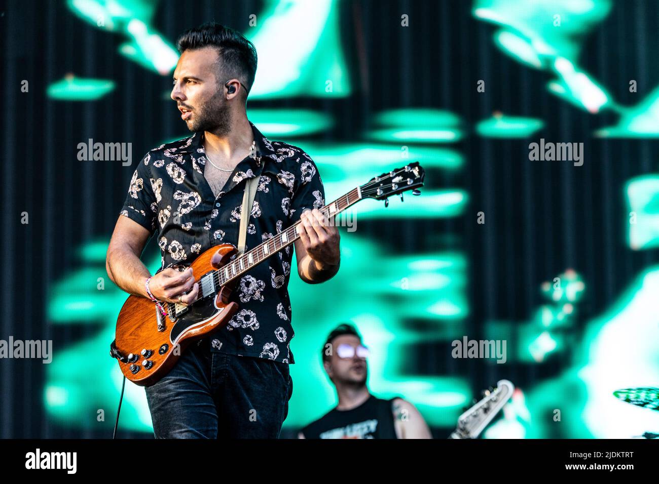 Landgraaf, Netherlands 17 june 2022 Nothing But Thieves live at Pinkpop Festival 2022 © Roberto Finizio/ Alamy Stock Photo