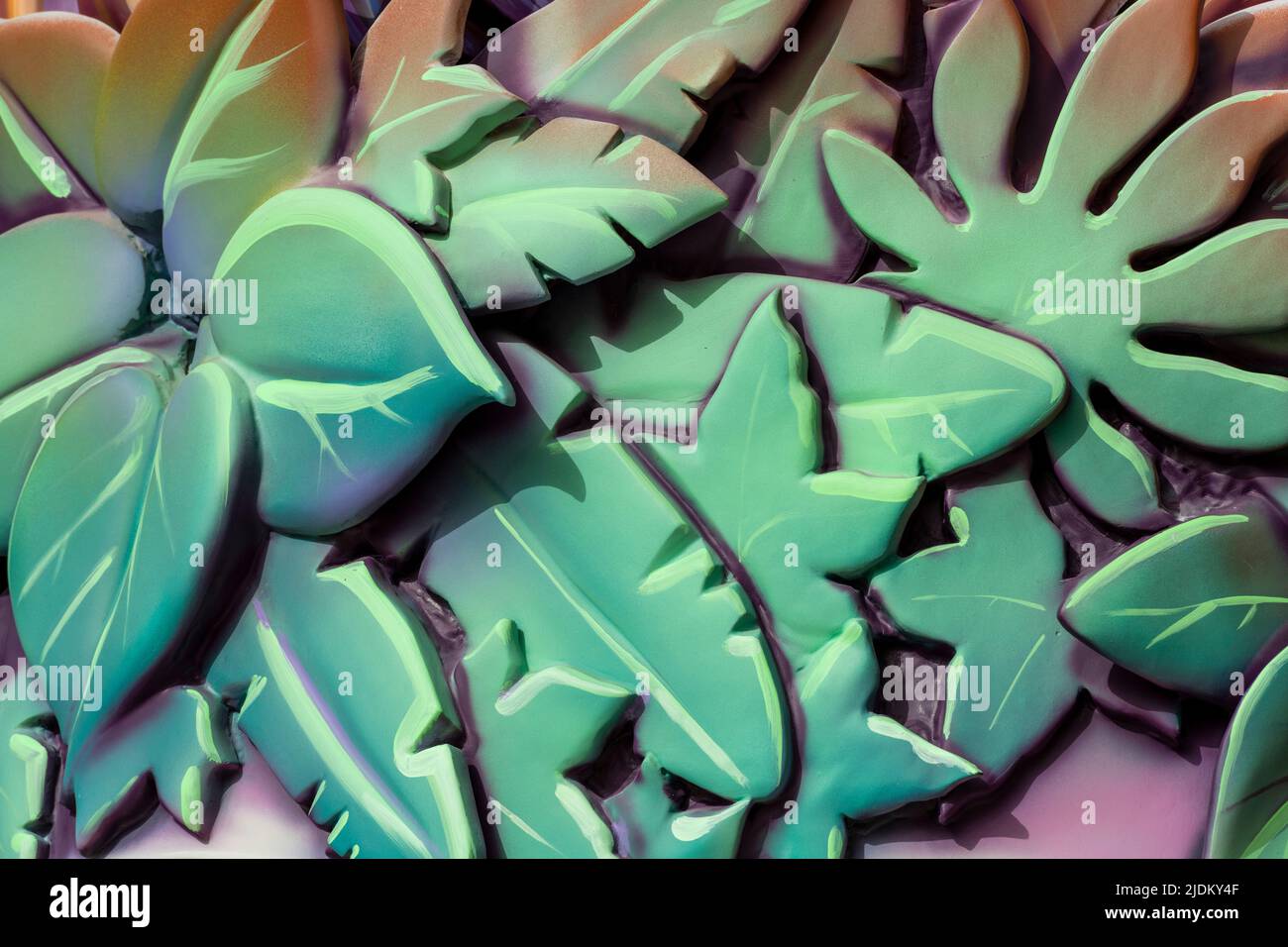 Tropical leaves background hi-res stock photography and images - Alamy