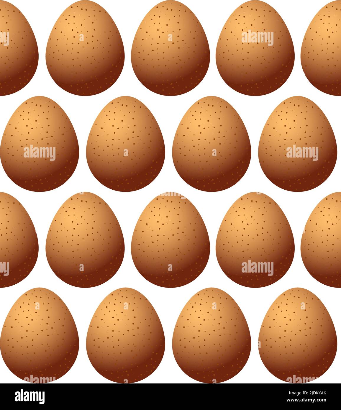 Chicken eggs brown with spots, symmetrically located. Seamless pattern ...