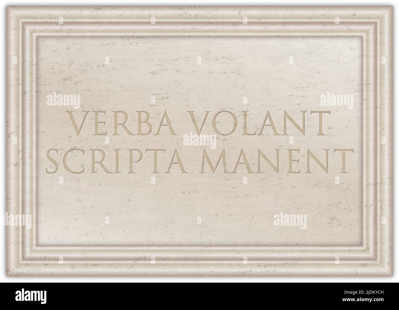 Scripta manent hi-res stock photography and images - Alamy