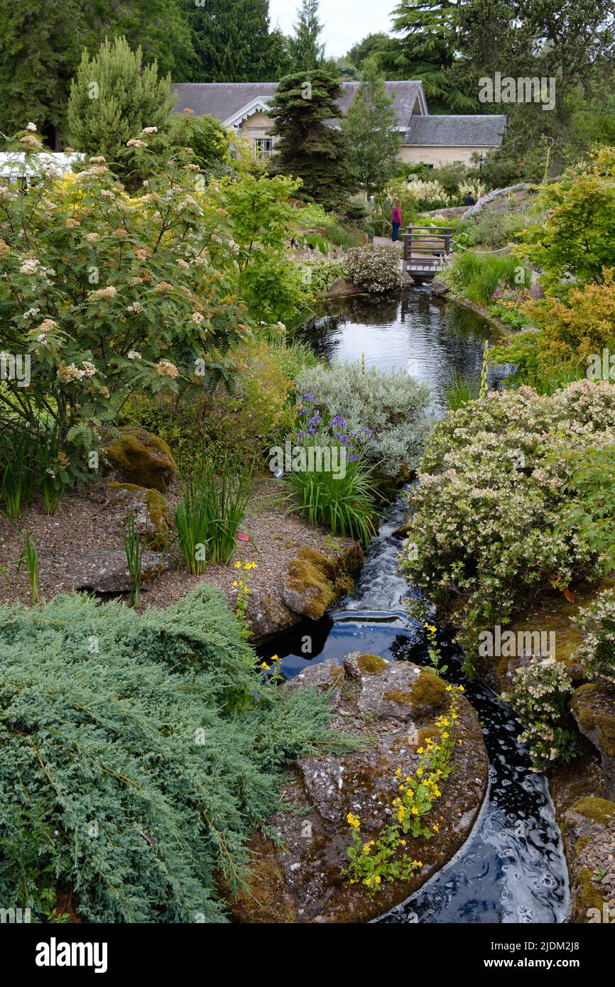 Edinburgh Botanical Gardens Stock Photo Alamy