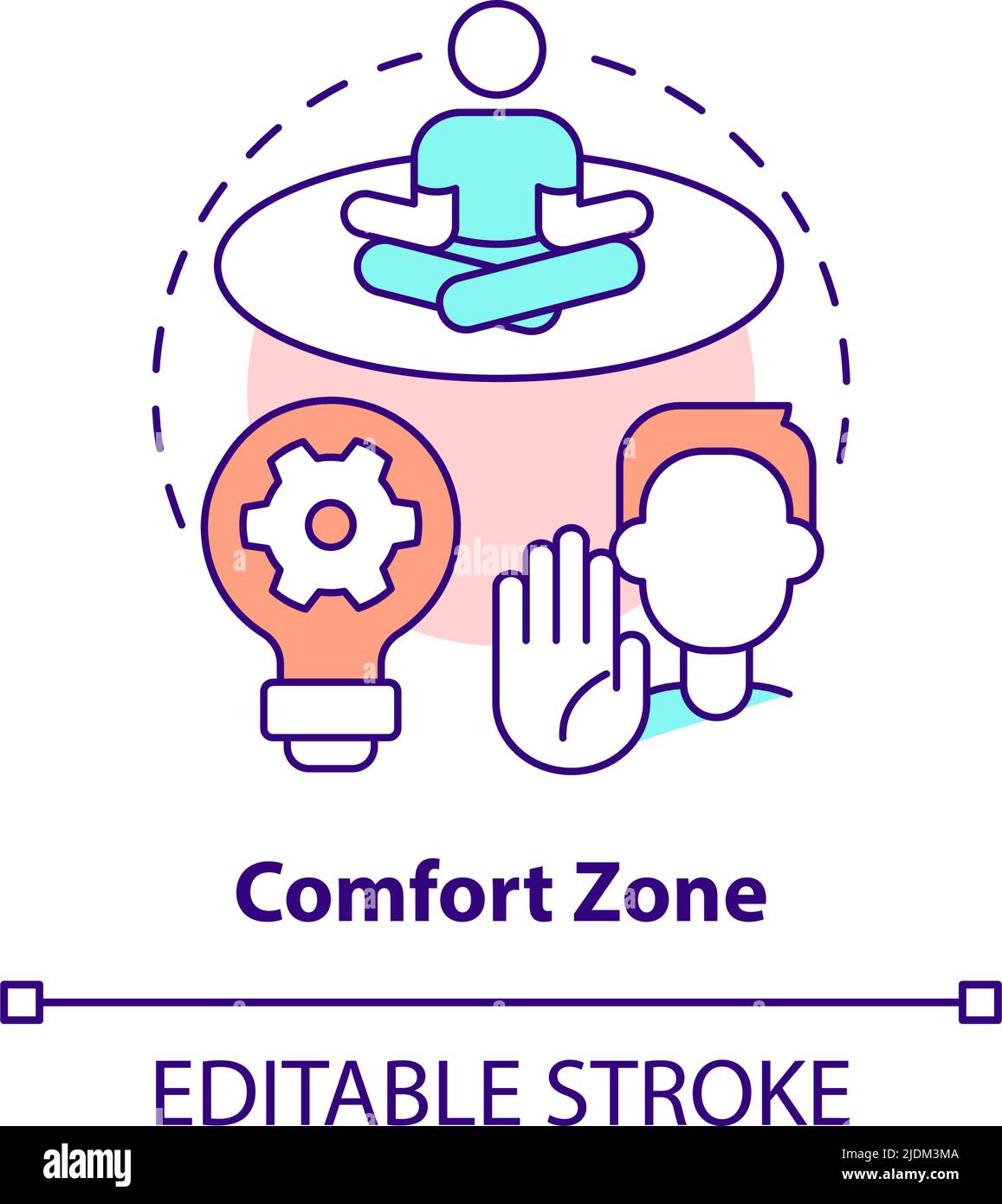 Comfort zone concept icon Stock Vector Image & Art Alamy