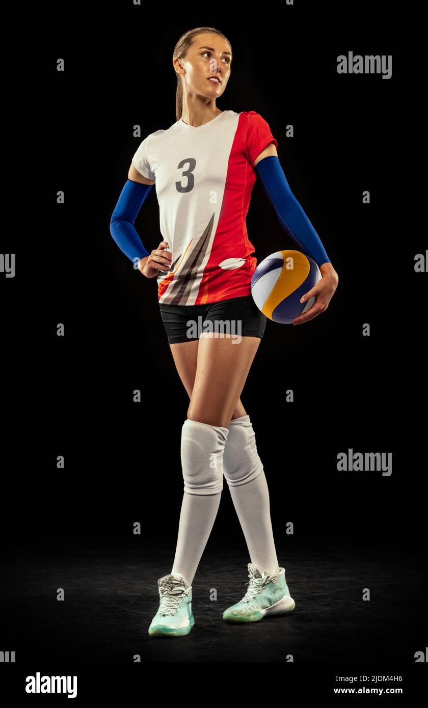 Girl, volleyball player