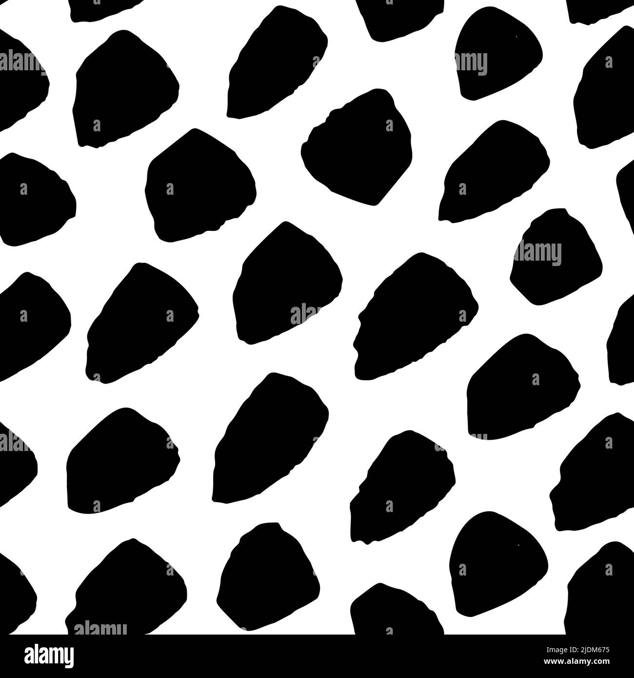 Handwritten doodles seamless pattern. Lines and shapes. Stock Vector