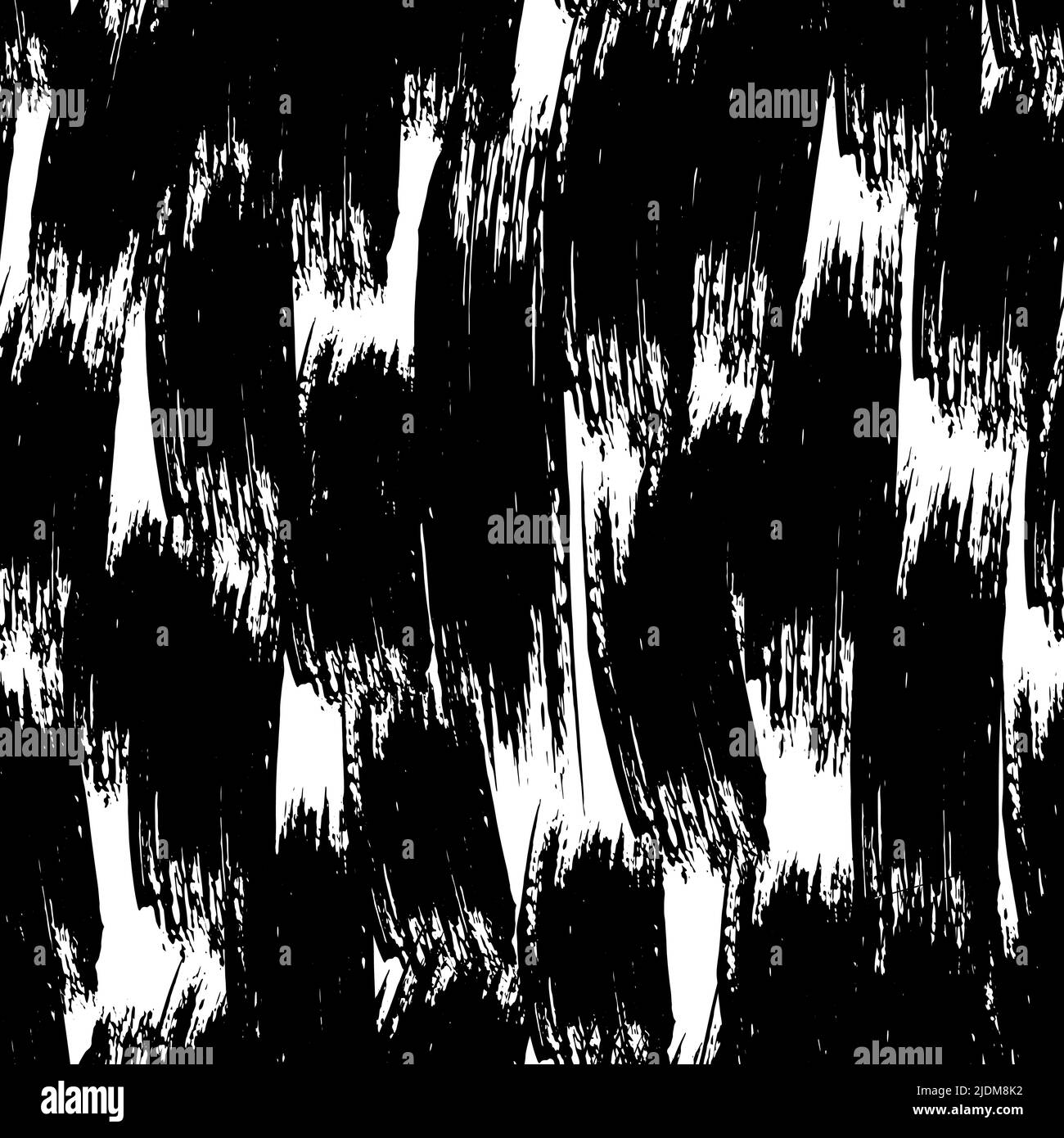 Seamless pattern with brush strokes. Hand drawn elements for fabric ...