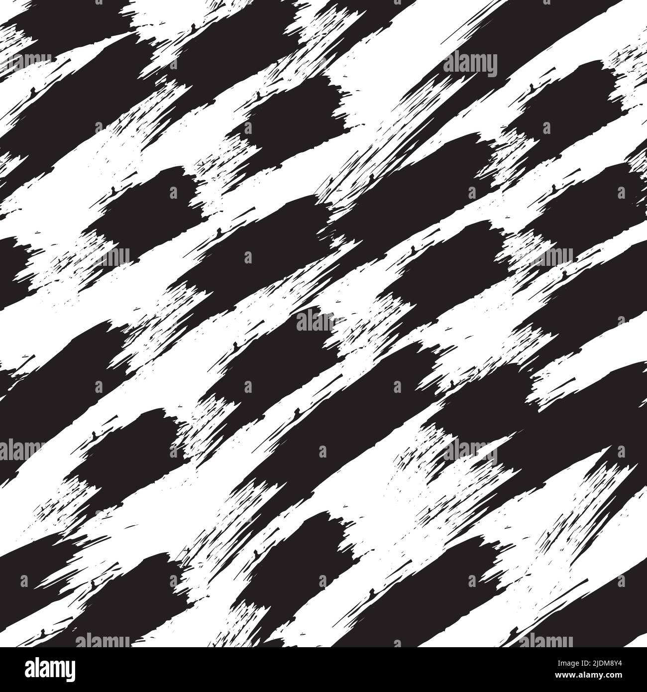 Seamless pattern with brush strokes. Hand drawn elements for fabric ...