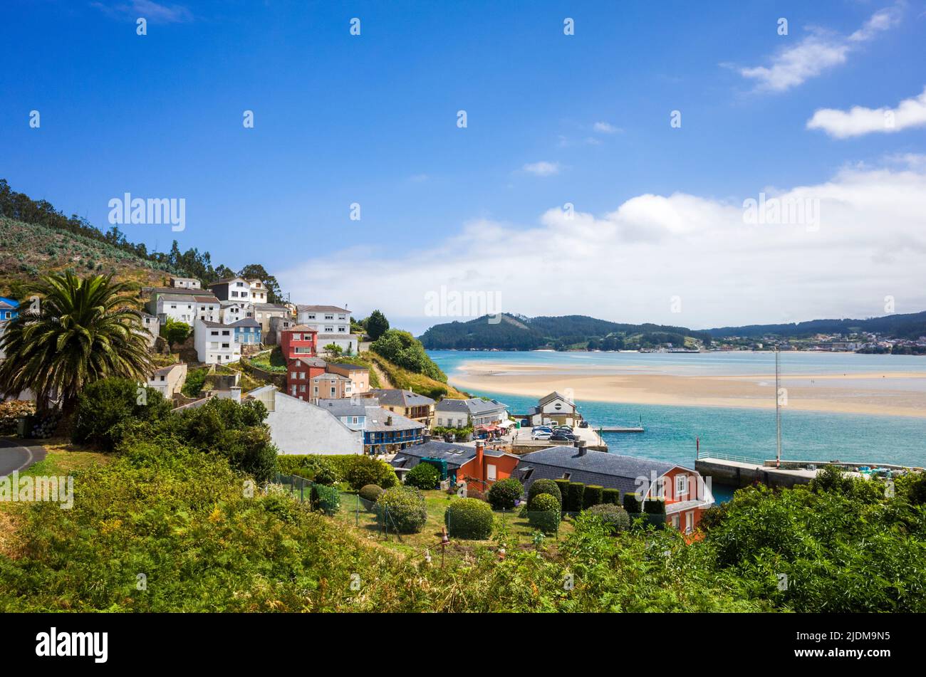 O Barqueiro A Coruna Province Galicia Spain General View Of The 