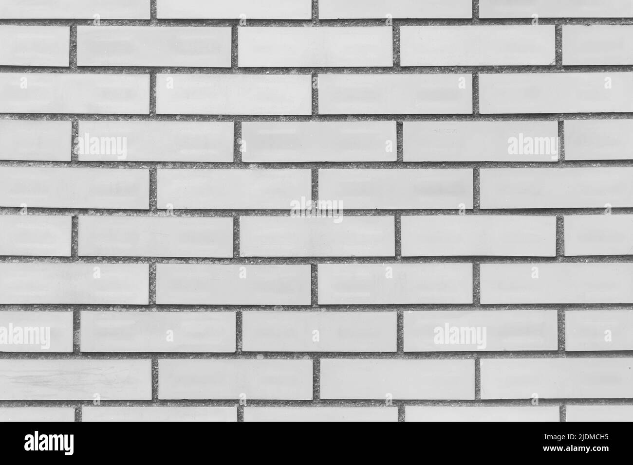 Brick old horizontal wall texture of grey dirty gray color background. Stock Photo