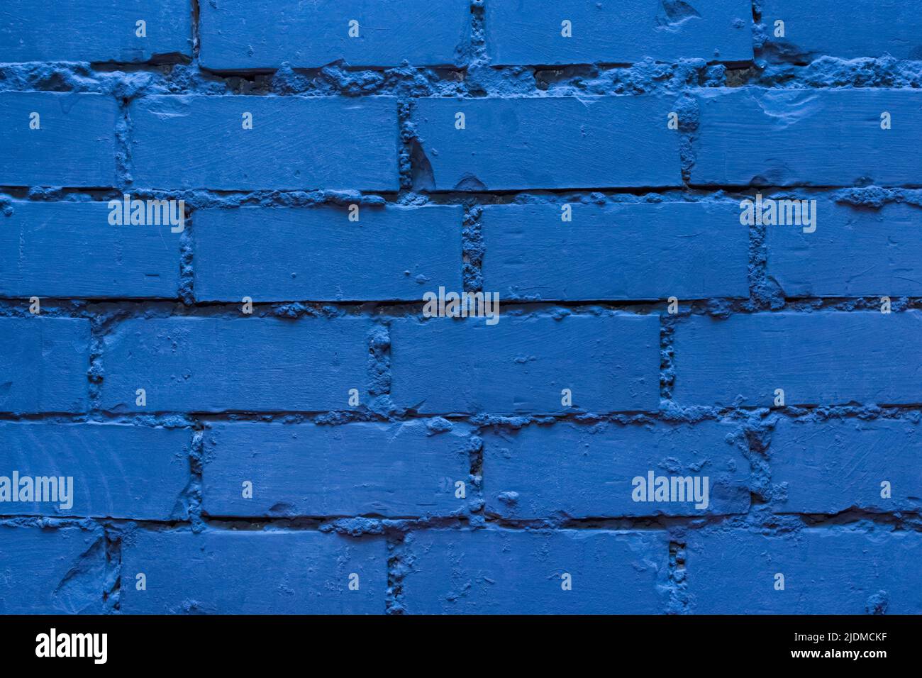 Blue paint brick wall of interior facade texture background architecture Stock Photo Alamy