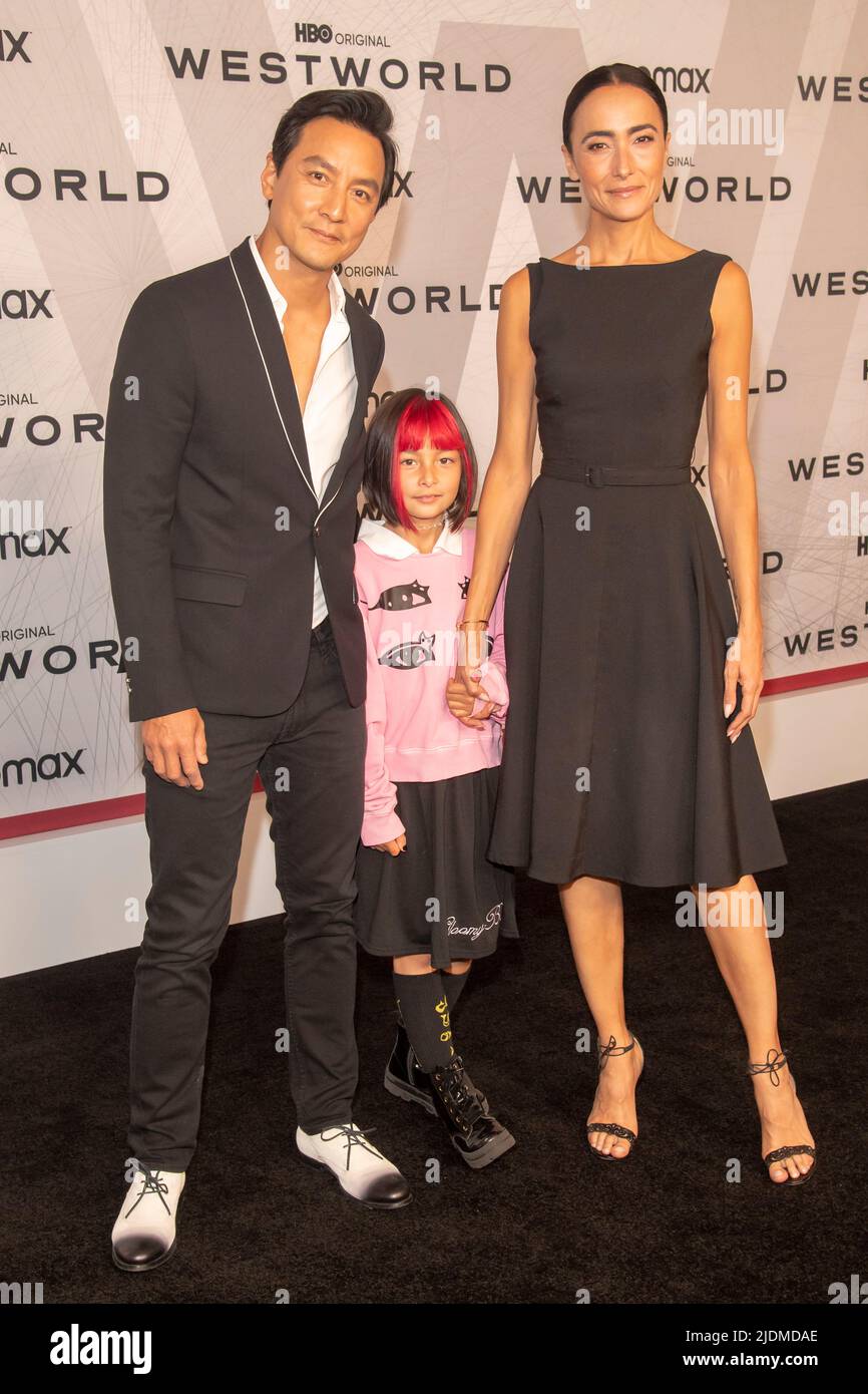 New York, United States. 21st June, 2022. Daniel Wu (L) attends HBO's 'Westworld' Season 4 premiere at Alice Tully Hall, Lincoln Center in New York City. Credit: SOPA Images Limited/Alamy Live News Stock Photo