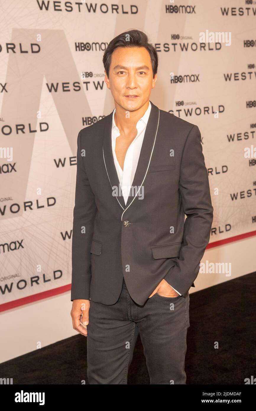New York, United States. 21st June, 2022. Daniel Wu attends HBO's 'Westworld' Season 4 premiere at Alice Tully Hall, Lincoln Center in New York City. Credit: SOPA Images Limited/Alamy Live News Stock Photo