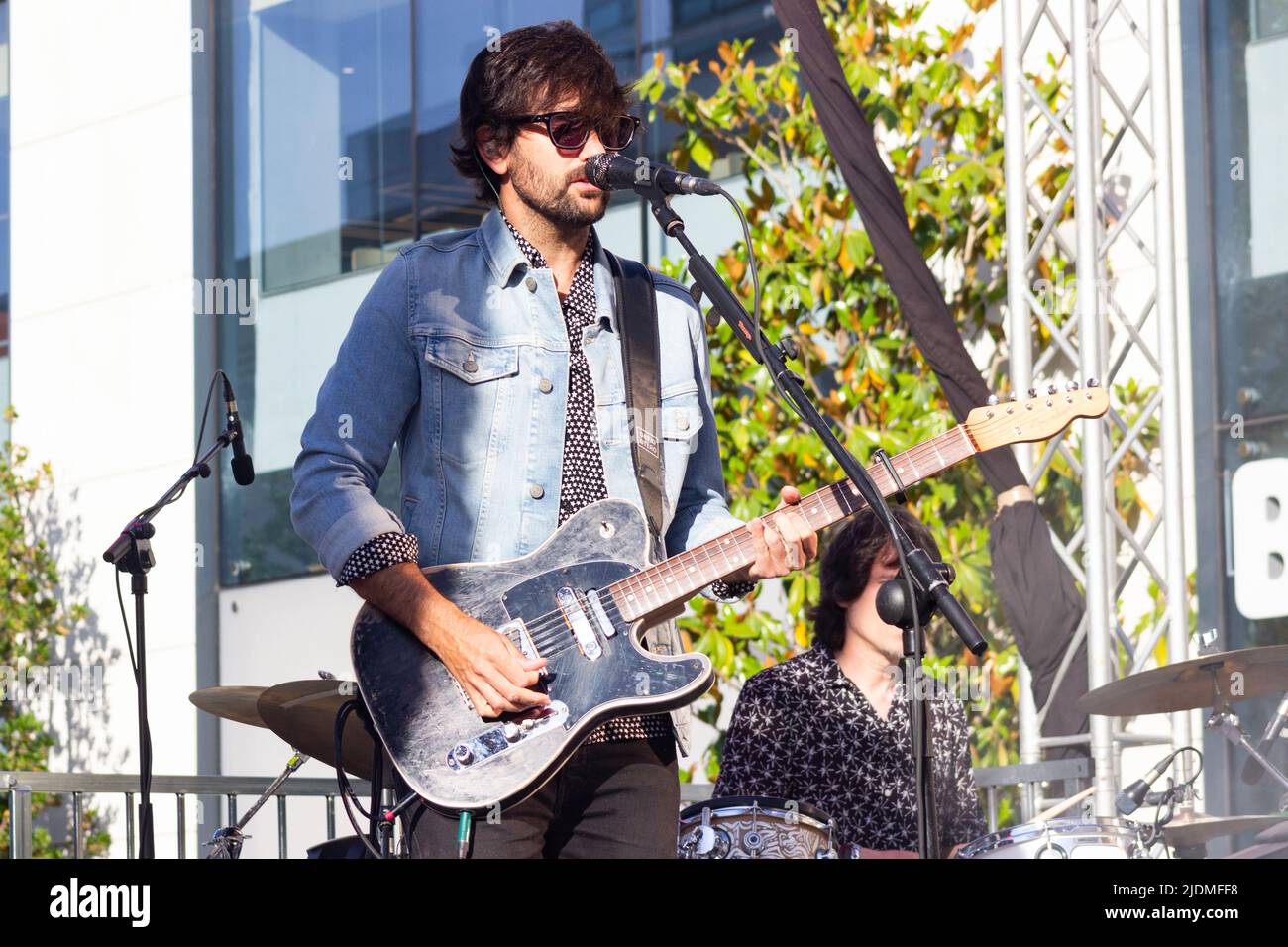 BARCELONA, ESPAÑA – MAYO 28. David Otero en Cruïlla XXS en Westfield Glòries el 28 de mayo de 2022 en Barcelona, España Stock Photo