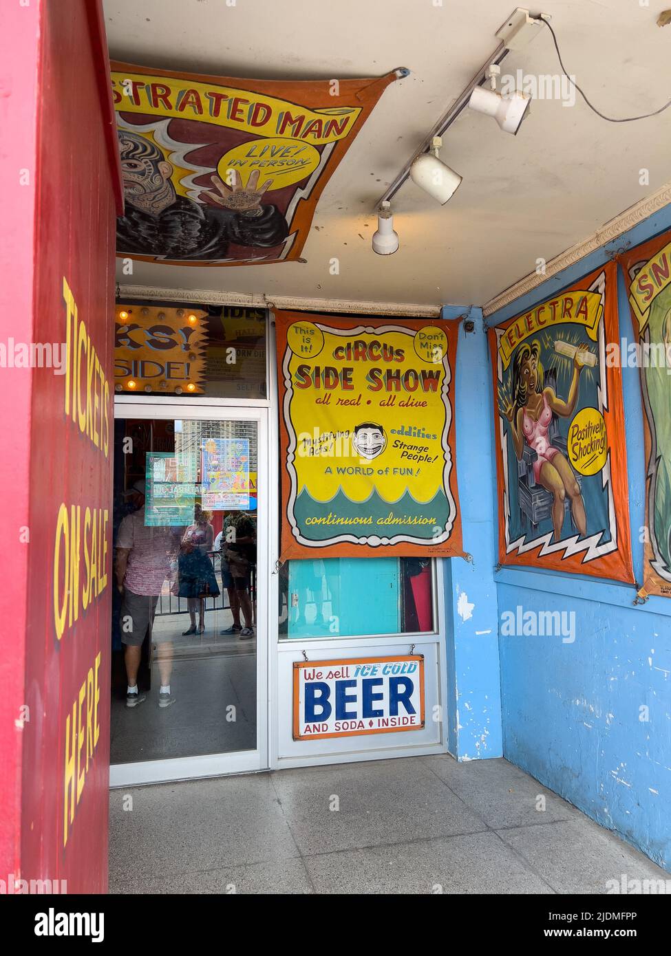 Coney Island, New York June 18, 2022 Atmosphere The Coney Island Circus Coney Island, New York June 18, 2022 Atmosphere The Coney Island Circus