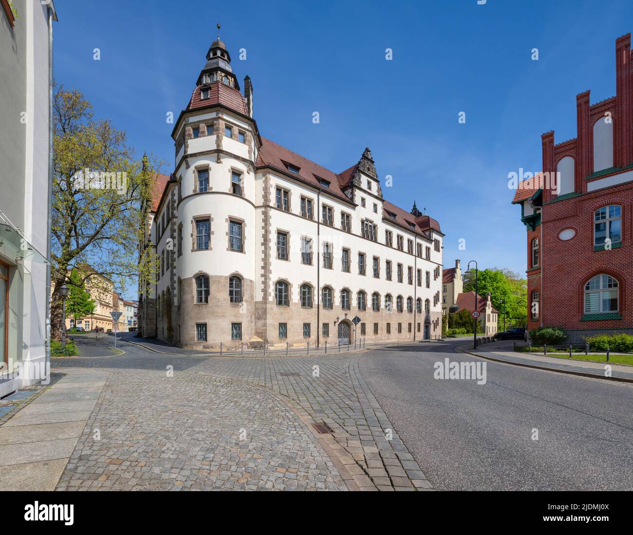 Cottbus, Germany. View of historic building of District Court (Amtsgericht) Stock Photo