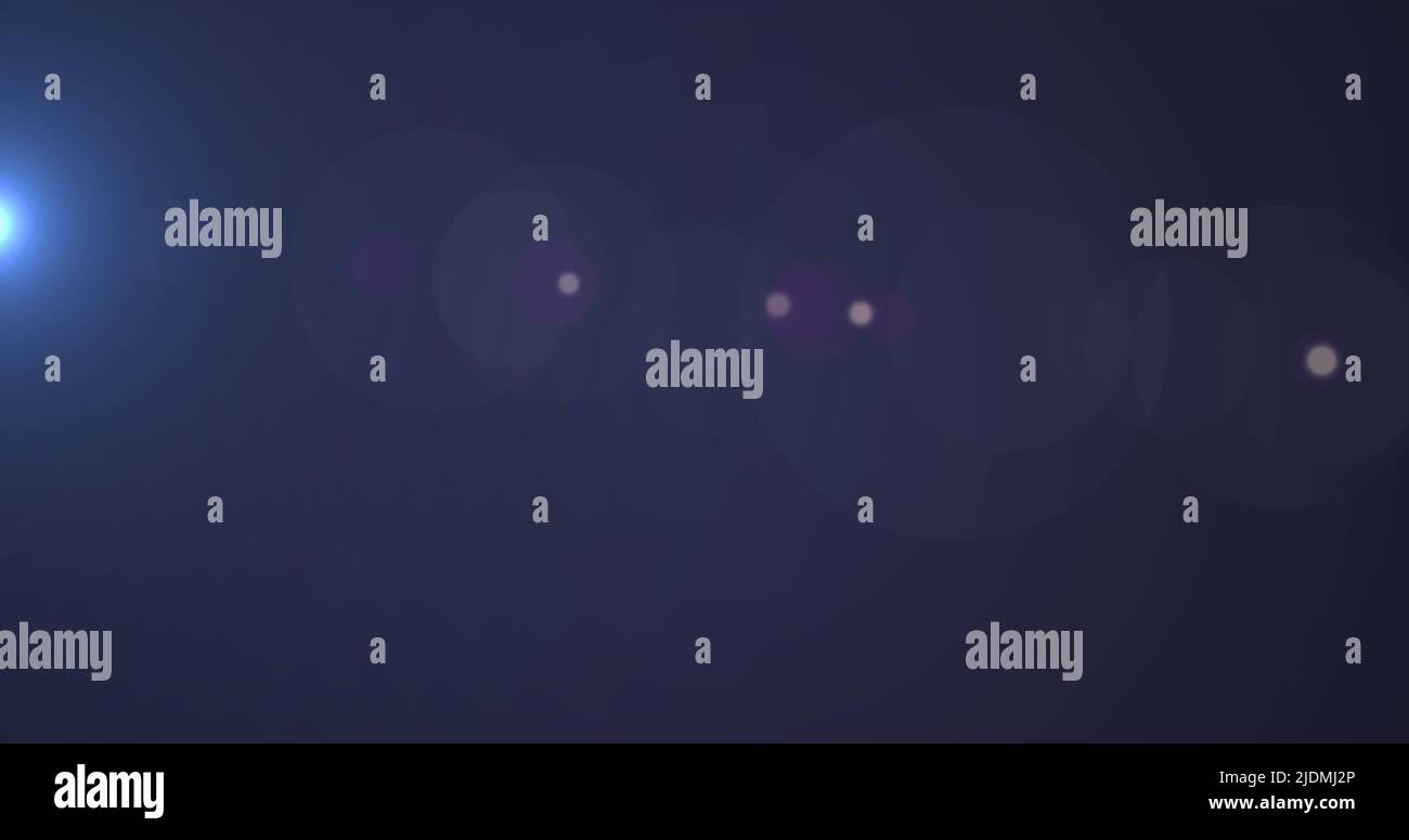 Image of light bokeh on dark blue background Stock Photo - Alamy